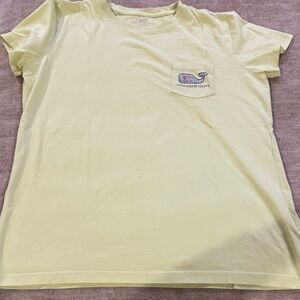 Vineyard Vines Kids Light Yellow Tee